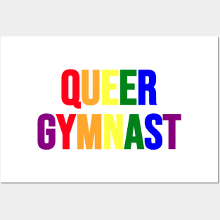 QUEER GYMNAST (Rainbow) Posters and Art